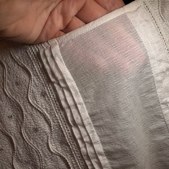 Maeve White Long Sleeve Dress - Picture 5 of 9